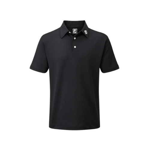 Footjoy Polo - Black - SA GOLF ONLINE